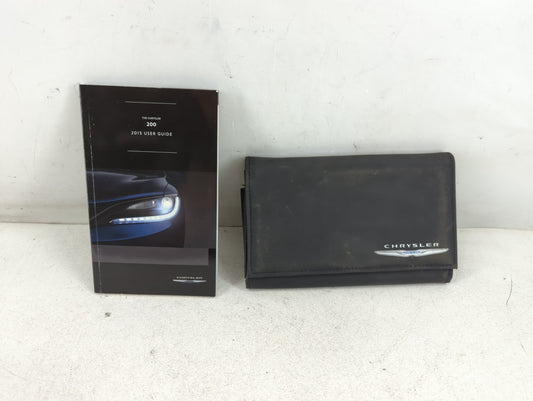 2015 Chrysler 200 Owners Manual Book Guide P/N:15UF-926-AA OEM Used Auto Parts - Oemusedautoparts1.com