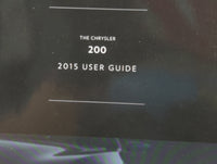 2015 Chrysler 200 Owners Manual Book Guide P/N:15UF-926-AA OEM Used Auto Parts - Oemusedautoparts1.com