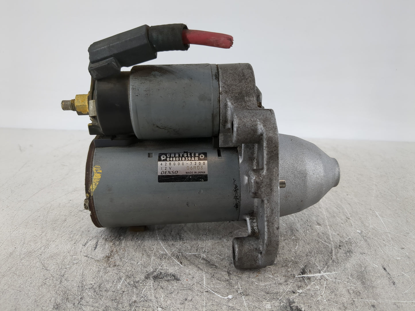 2015-2017 Chrysler 200 Car Starter Motor Solenoid OEM P/N:428000-7200 04801839AB Fits OEM Used Auto Parts - Oemusedautoparts