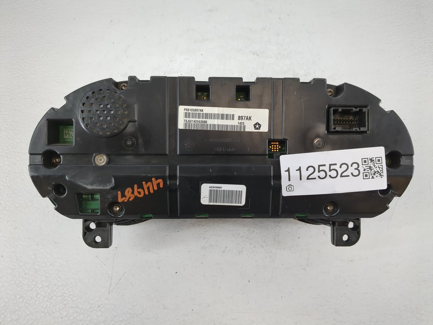 2015 Chrysler 200 Instrument Cluster Speedometer Gauges P/N:P68105897AK Fits OEM Used Auto Parts - Oemusedautoparts1.com