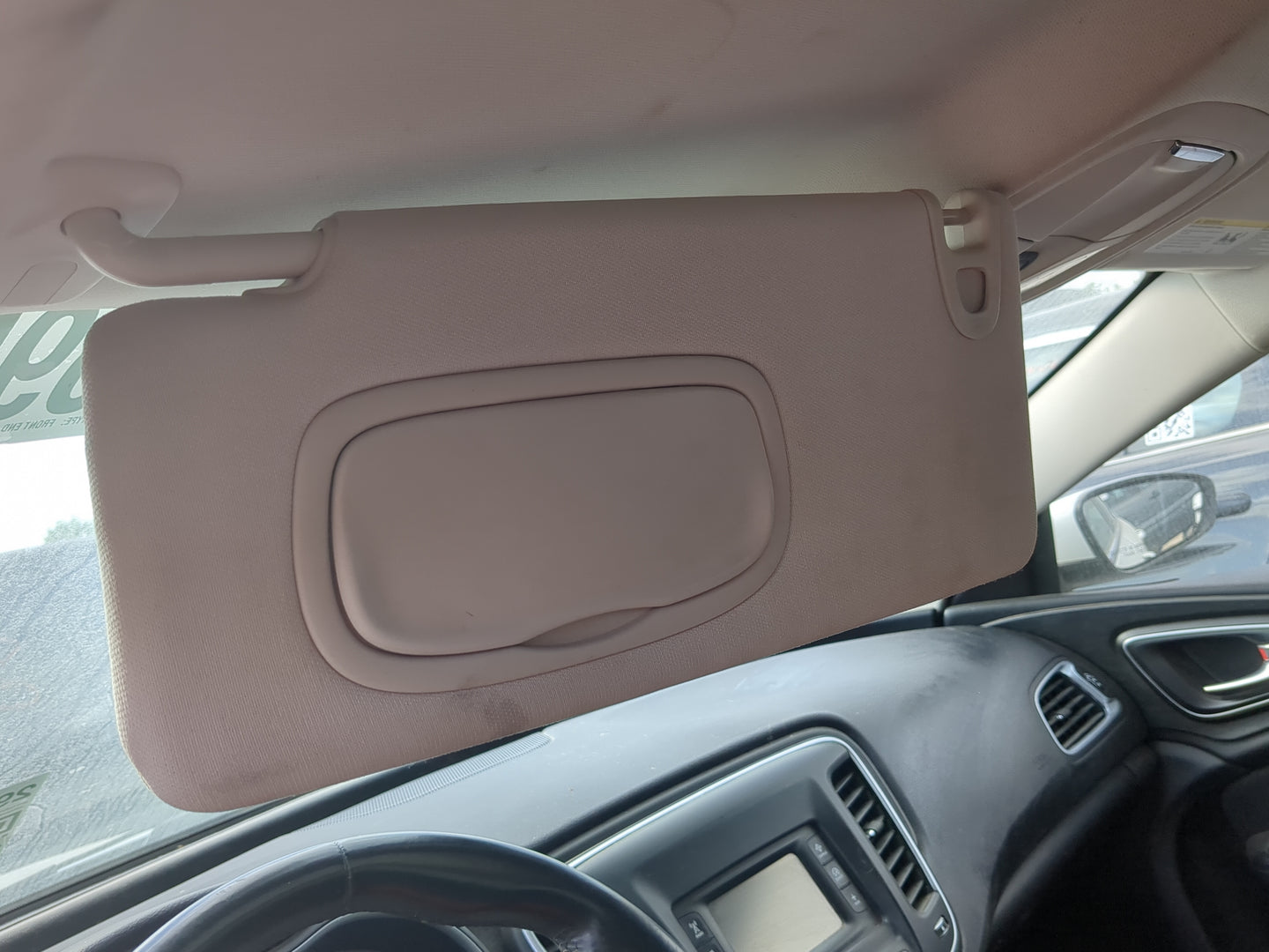 2015 Chrysler 200 Sun Visor Shade Replacement Driver Left Mirror Fits OEM Used Auto Parts - Oemusedautoparts1.com