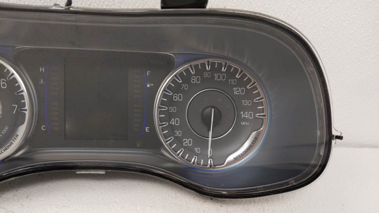 2015 Chrysler 200 Instrument Cluster Speedometer Gauges P/N:P68105897AI P68105897AK, P68105897AJ Fits OEM Used Auto Parts - 