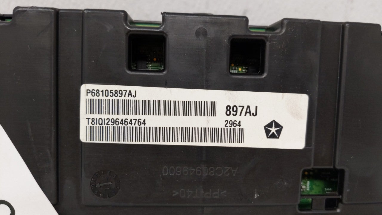 2015 Chrysler 200 Instrument Cluster Speedometer Gauges P/N:P68105897AI P68105897AK, P68105897AJ Miles: Fits OEM Used Auto P