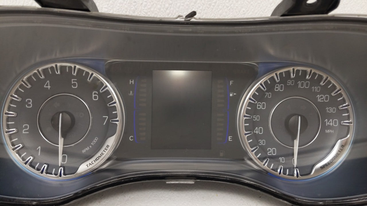 2015 Chrysler 200 Instrument Cluster Speedometer Gauges P/N:P68105897AI P68105897AK, P68105897AJ Miles: Fits OEM Used Auto P