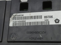 2015 Chrysler 200 Instrument Cluster Speedometer Gauges P/N:P68105897AK Fits OEM Used Auto Parts - Oemusedautoparts1.com