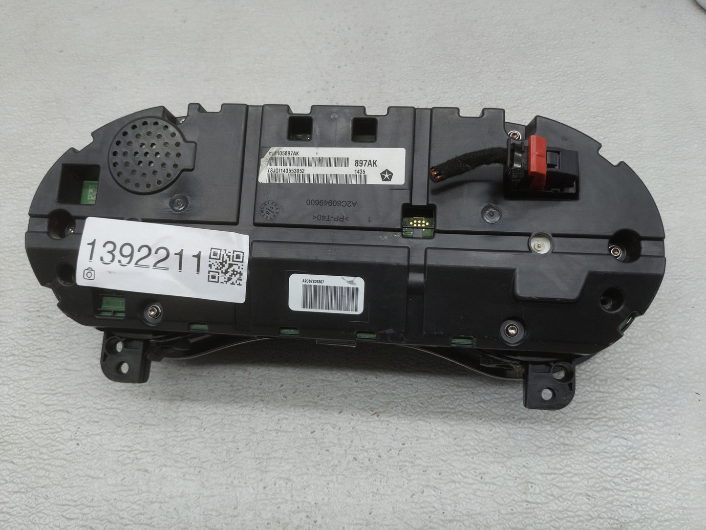 2015 Chrysler 200 Instrument Cluster Speedometer Gauges P/N:P68105897AK Fits OEM Used Auto Parts - Oemusedautoparts1.com