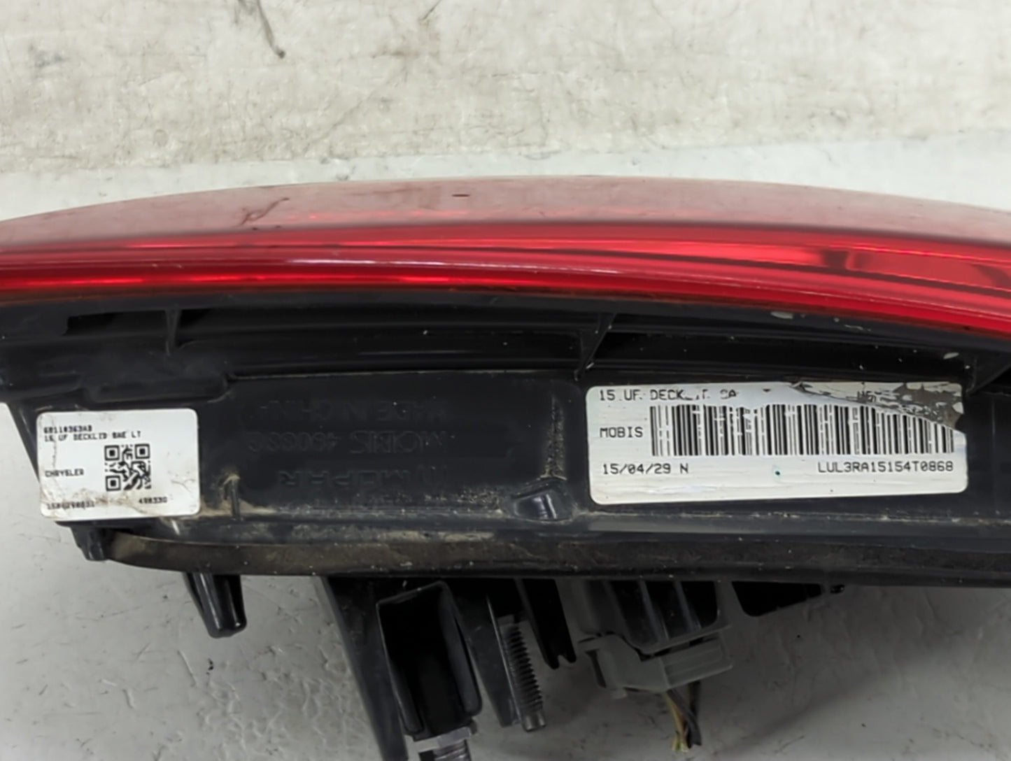 2015-2017 Chrysler 200 Tail Light Assembly Driver Left OEM Fits Fits 2015 2016 2017 OEM Used Auto Parts - Oemusedautoparts1.