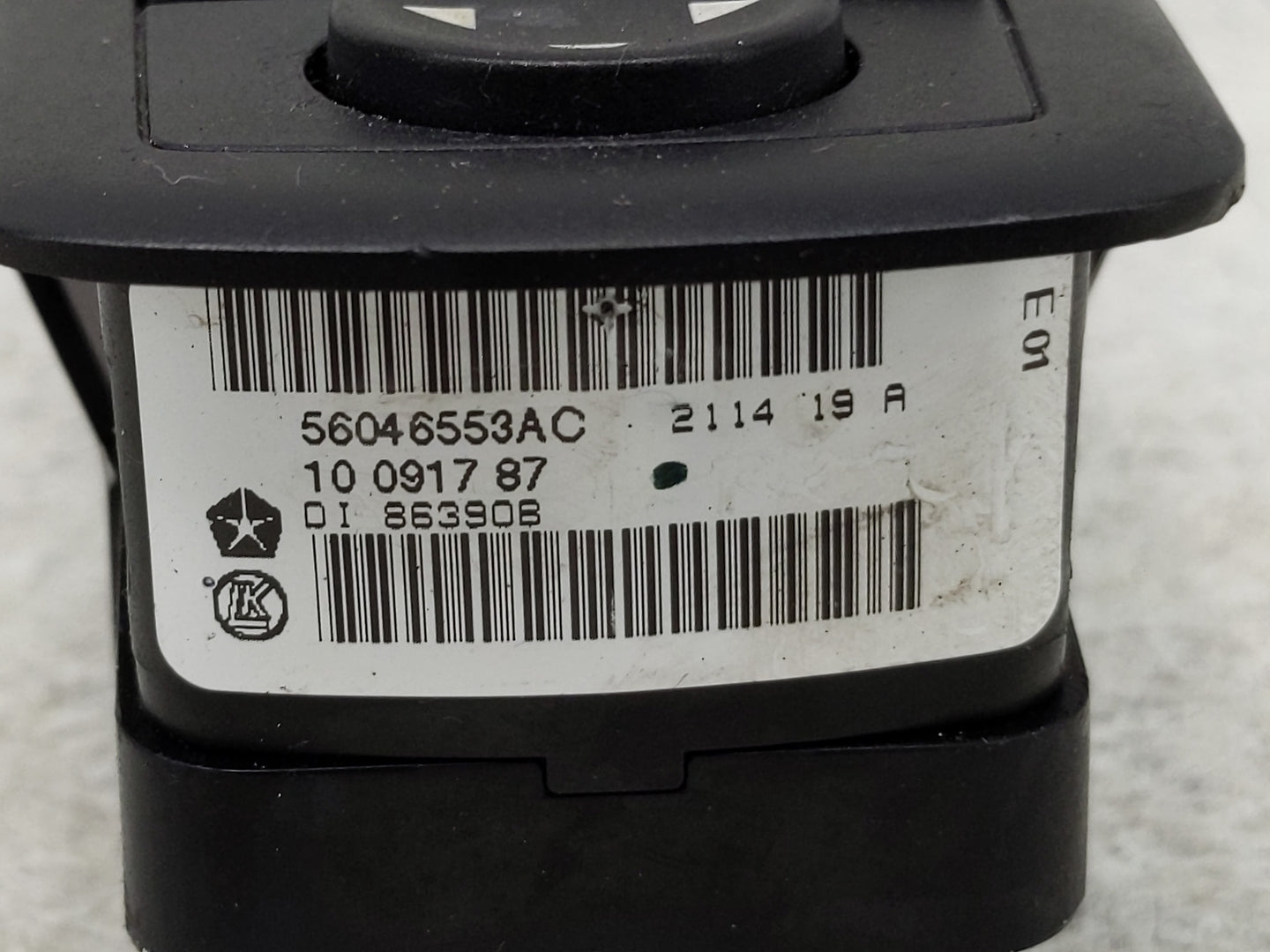 2015-2017 Chrysler 200 Master Power Window Switch Replacement Driver Side Left P/N:56046553AC Fits Fits 2013 2014 2015 2016 