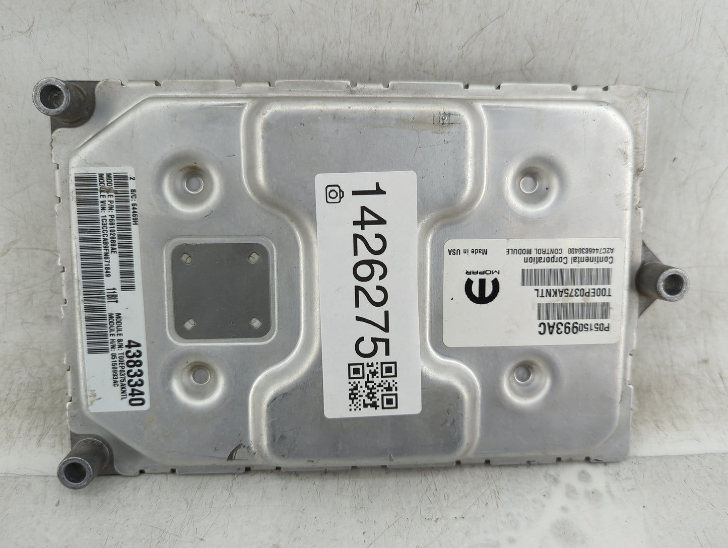 2015 Chrysler 200 PCM Engine Control Computer ECU ECM PCU OEM P/N:P68102880AE T00EP0375AKNTL, 05150993AC, A2C53358551 Fits O
