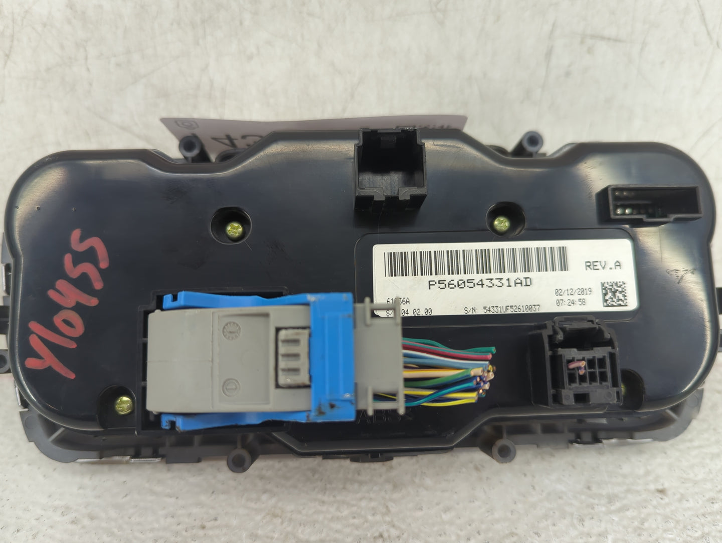 2015 Chrysler 200 Climate Control Module Temperature AC/Heater Replacement P/N:P56054331AD Fits OEM Used Auto Parts - Oemuse