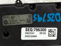 2015 Chrysler 200 Climate Control Module Temperature AC/Heater Replacement P/N:05091534AH 05091534AG, P05091534AG Fits OEM U