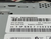 2015 Chrysler 200 Radio AM FM Cd Player Receiver Replacement P/N:P68226693AE Fits OEM Used Auto Parts - Oemusedautoparts1.co