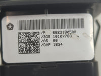 2015-2017 Chrysler 200 Master Power Window Switch Replacement Driver Side Left P/N:68231805AA Fits OEM Used Auto Parts - Oem