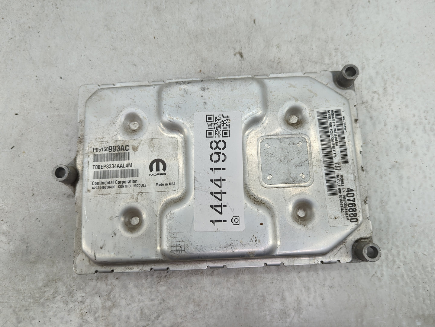 2015 Chrysler 200 PCM Engine Control Computer ECU ECM PCU OEM P/N:P05150993AC T00EP3334AAL4M, A2C7446830400, 40768801 Fits O