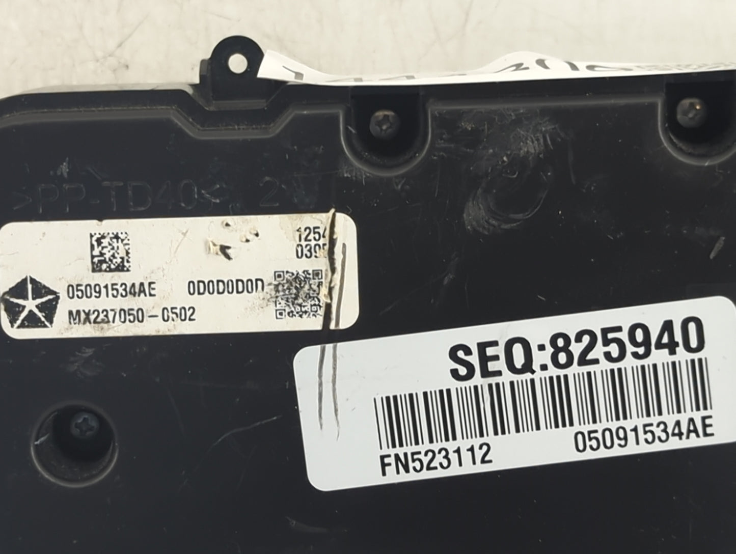 2015 Chrysler 200 Climate Control Module Temperature AC/Heater Replacement P/N:05091534AE MX237050-0502 Fits OEM Used Auto P