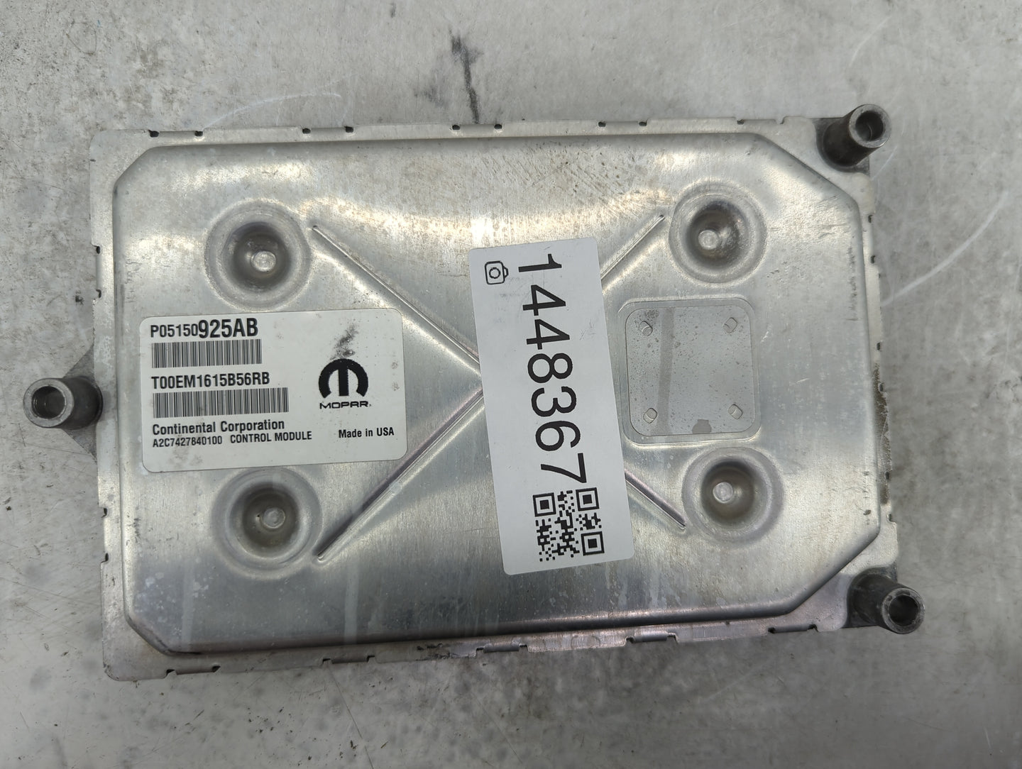 2015 Chrysler 200 PCM Engine Control Computer ECU ECM PCU OEM P/N:P05150925AB T00EM1615B56RB, A2C7427840100 Fits OEM Used Au
