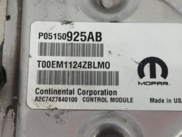2015 Chrysler 200 PCM Engine Control Computer ECU ECM PCU OEM P/N:P05150925AB P68102892AE, 05150925AB, A2C7427840100 Fits OEM Used Auto Parts