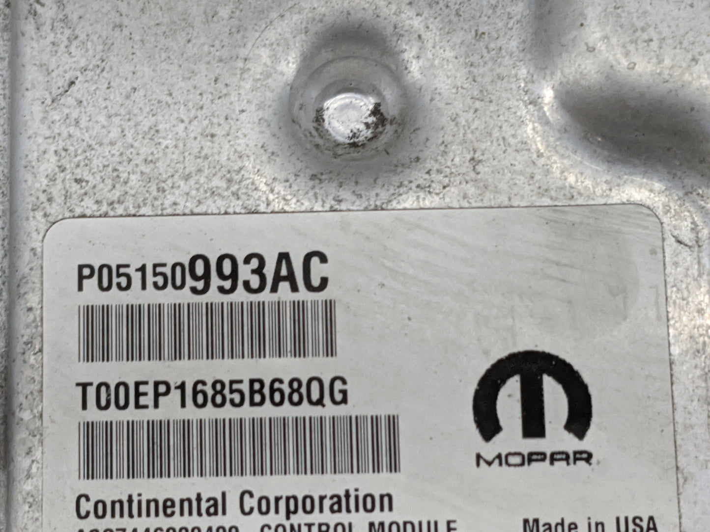 2015 Chrysler 200 PCM Engine Control Computer ECU ECM PCU OEM P/N:P05150993AC T00EP1685B68QG, P68107089680 Fits OEM Used Aut