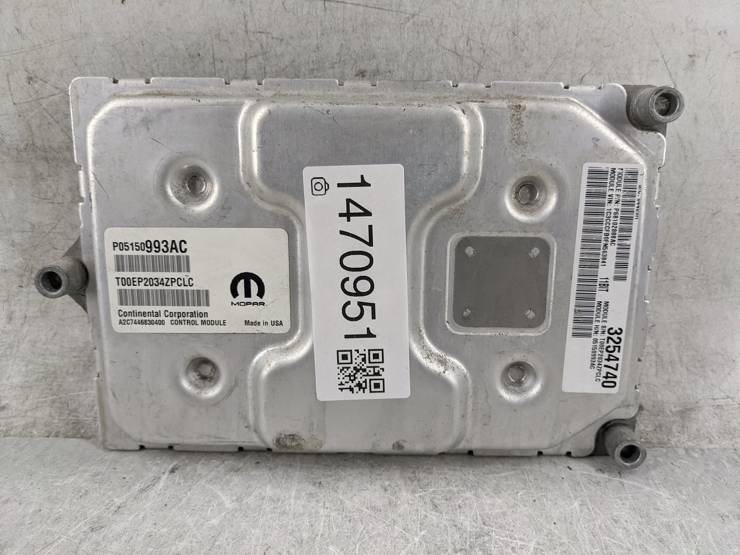 2015 Chrysler 200 PCM Engine Control Computer ECU ECM PCU OEM P/N:P05150993AC T00EP2034ZPCLC, A2C7446830400 Fits OEM Used Au