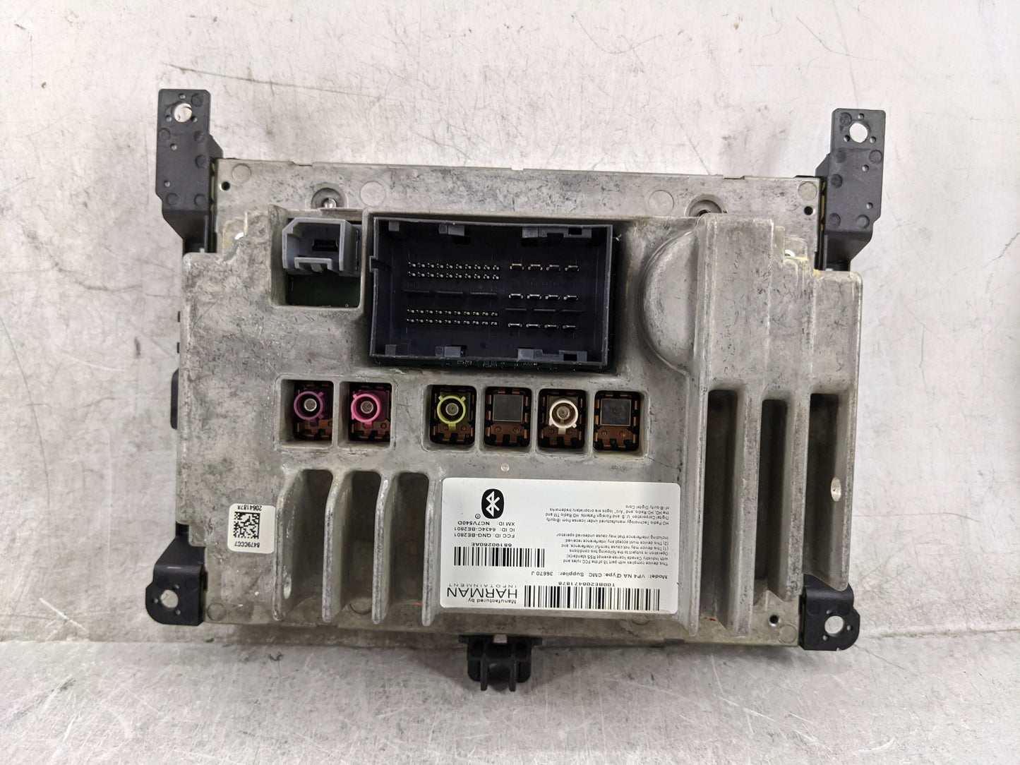 2015 Chrysler 200 Radio AM FM Cd Player Receiver Replacement P/N:68190260AE QNG-BE2801, 6434C-BE2801, NC7V540D Fits OEM Used