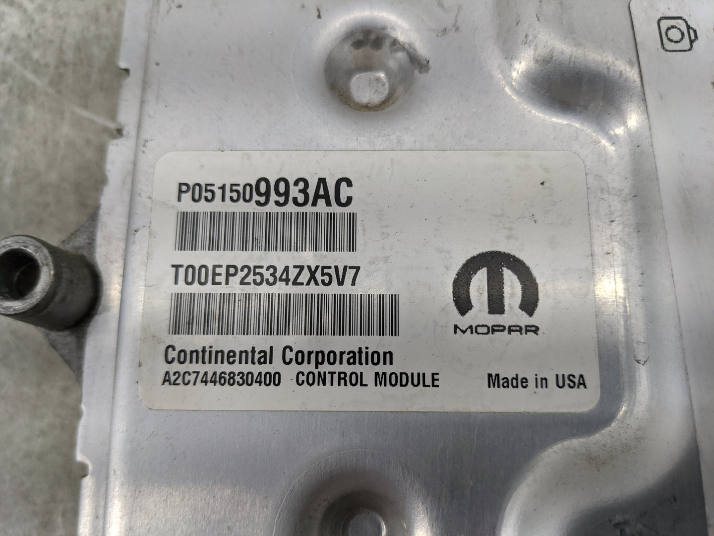 2015 Chrysler 200 PCM Engine Control Computer ECU ECM PCU OEM P/N:P05150993AC T00EP2534ZX5V7, A2C7446830400, P0510288AG Fits