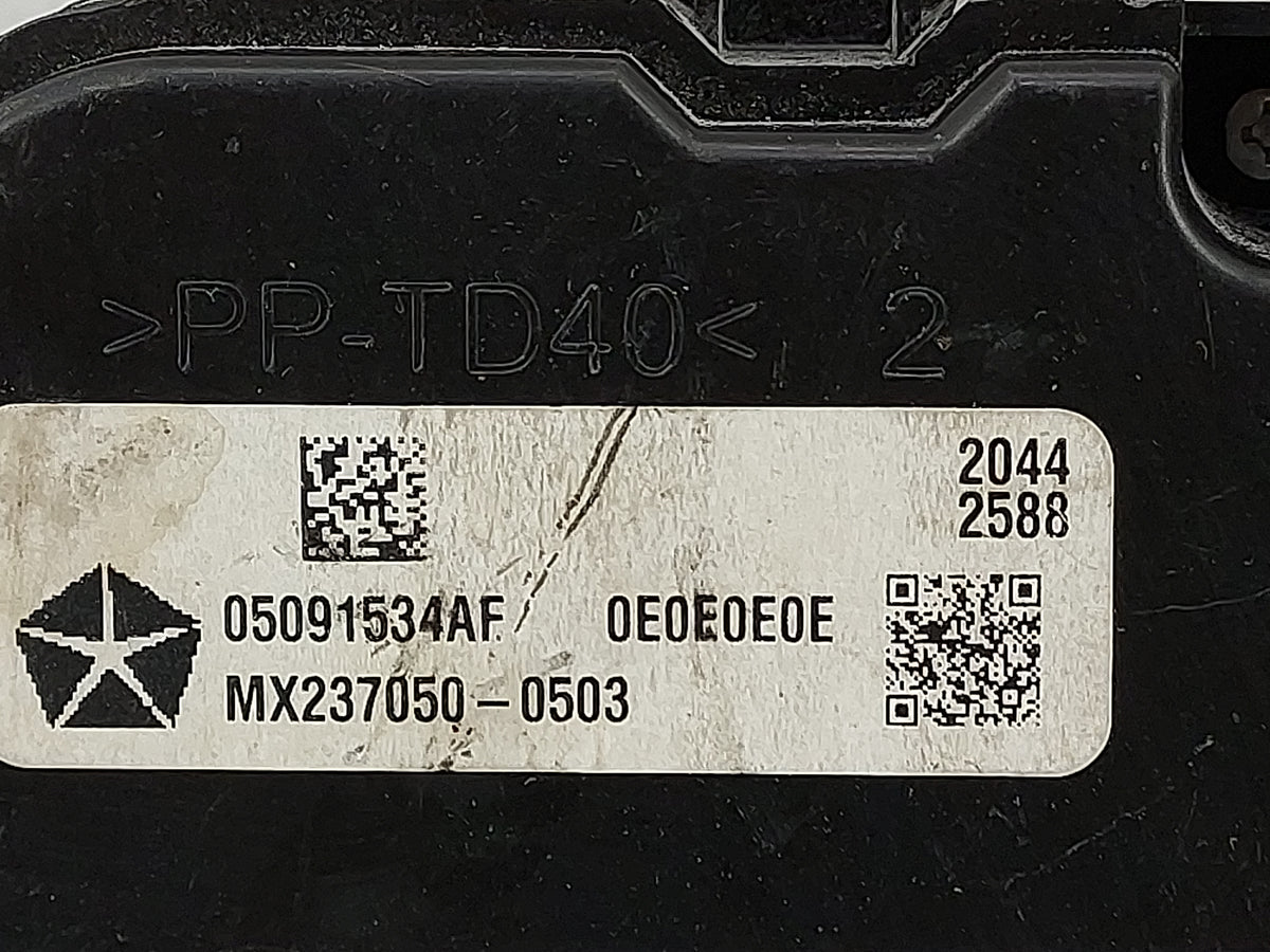 2015 Chrysler 200 Climate Control Module Temperature AC/Heater Replacement P/N:05091534AF MX237050-0503, 05091534AG Fits OEM