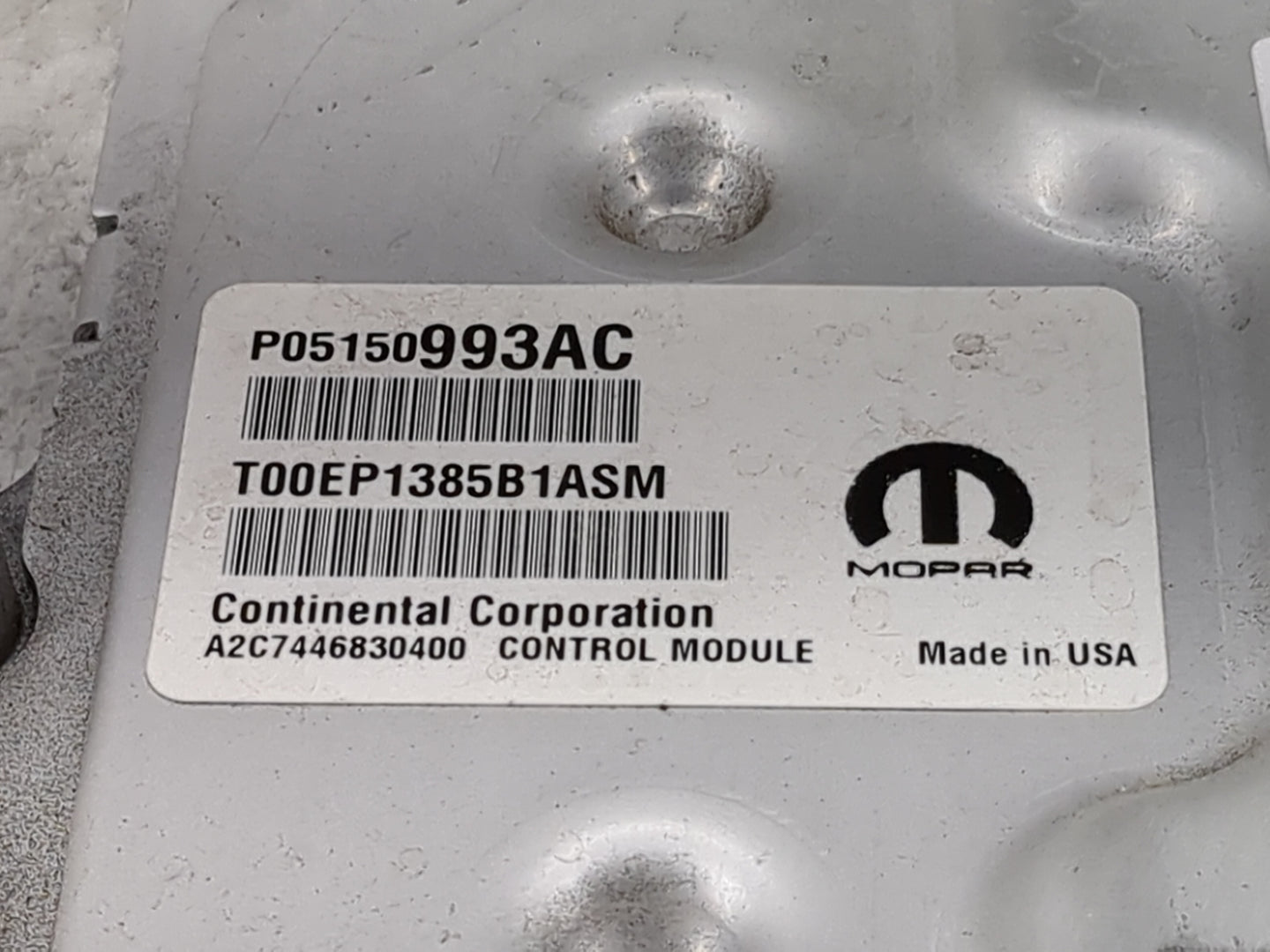 2015 Chrysler 200 PCM Engine Control Computer ECU ECM PCU OEM P/N:P05150993AC P68102888AF, 05150993AC, T00EP1385B1ASM Fits O