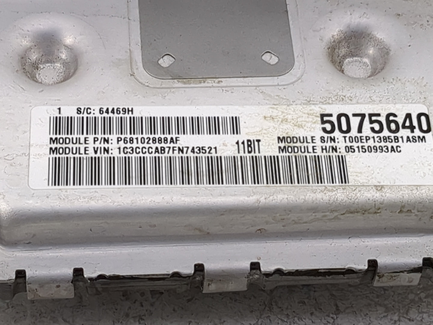 2015 Chrysler 200 PCM Engine Control Computer ECU ECM PCU OEM P/N:P05150993AC P68102888AF, 05150993AC, T00EP1385B1ASM Fits O