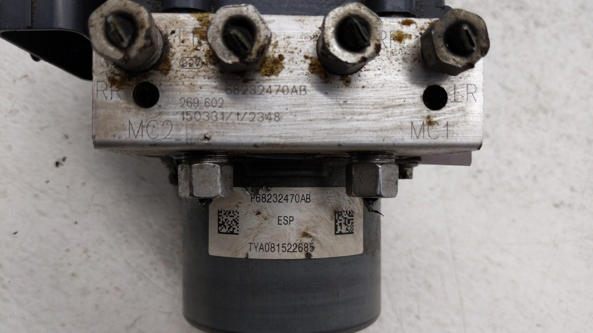 2015 Chrysler 200 Anti-Lock Brake ABS Pump Module Actuator OEM P/N:04861661AB 04861661AA, 68232470AB Fits OEM Used Auto Part