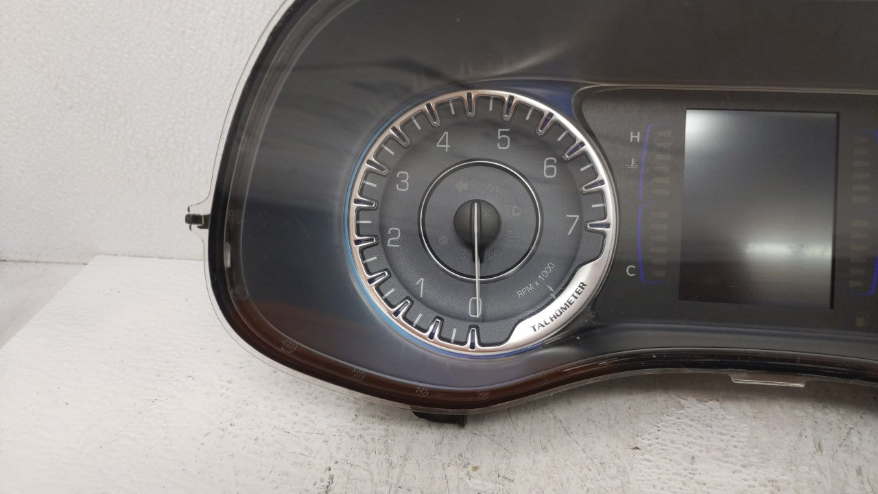 2015 Chrysler 200 Instrument Cluster Speedometer Gauges P/N:P68105897AI P68105897AK, P68105897AJ Fits OEM Used Auto Parts - 