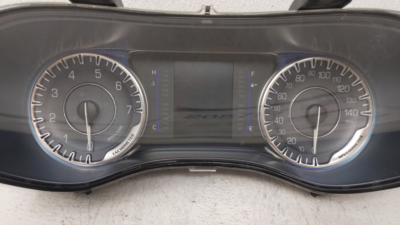 2015 Chrysler 200 Instrument Cluster Speedometer Gauges P/N:P68105897AI P68105897AK, P68105897AJ Fits OEM Used Auto Parts - 