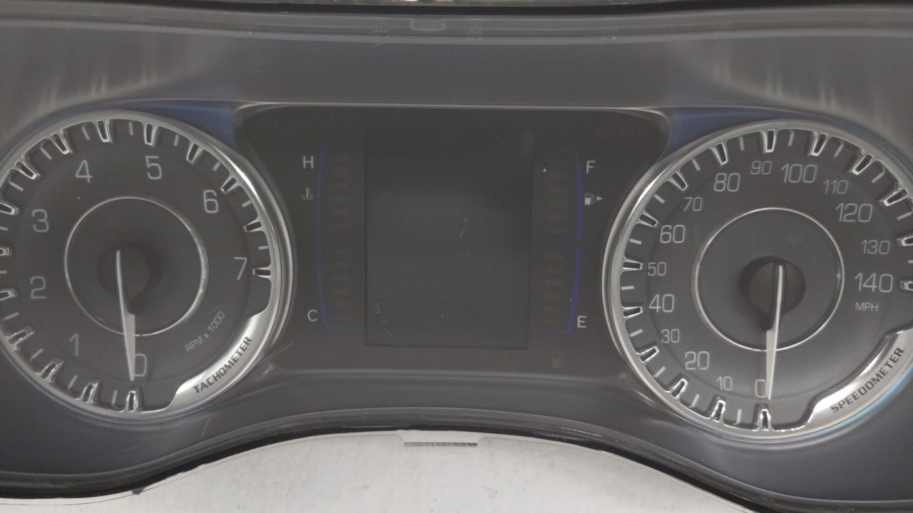 2015 Chrysler 200 Instrument Cluster Speedometer Gauges P/N:P68105897AI P68105897AK, P68105897AJ Fits OEM Used Auto Parts - 