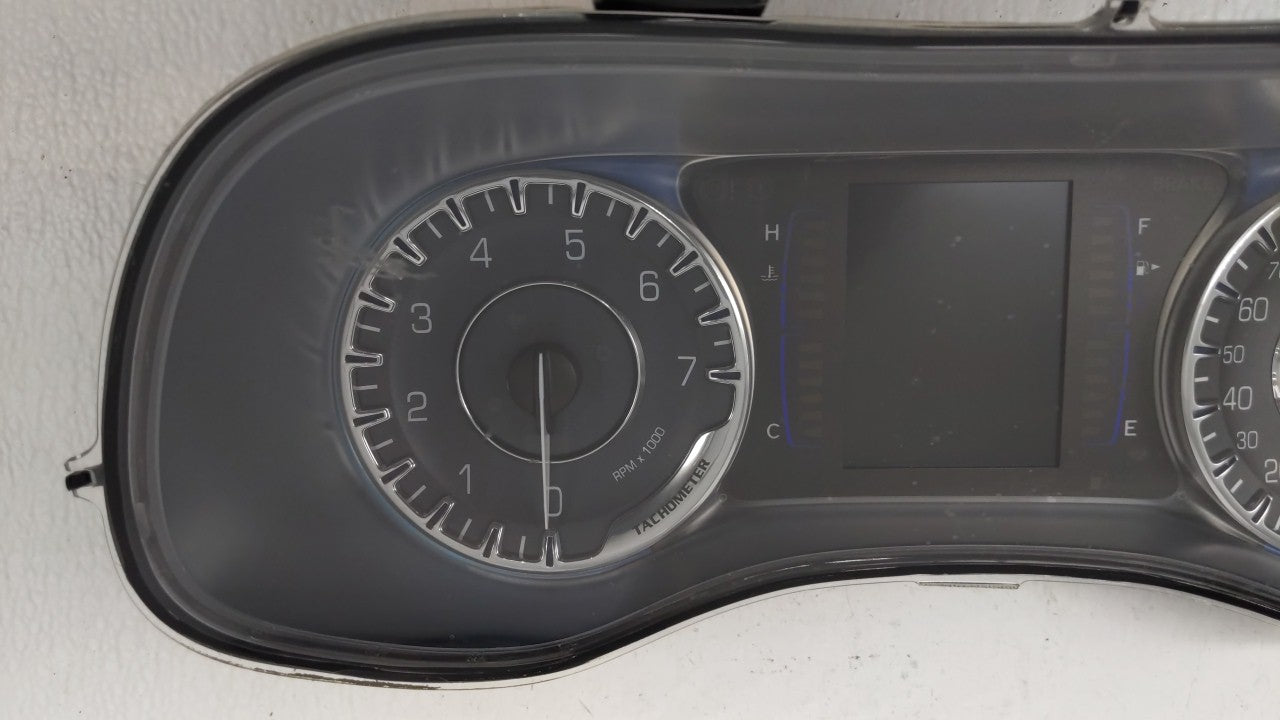 2015 Chrysler 200 Instrument Cluster Speedometer Gauges P/N:P68105897AI P68105897AK, P68105897AJ Fits OEM Used Auto Parts - 