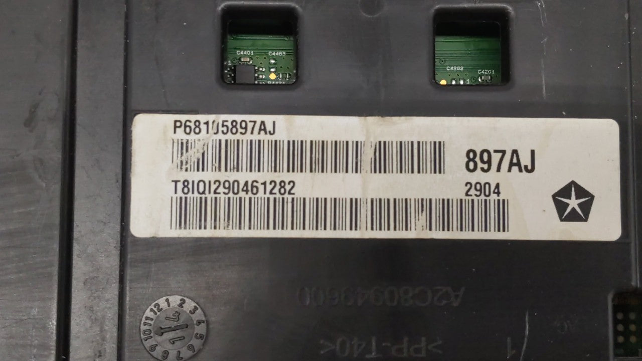 2015 Chrysler 200 Instrument Cluster Speedometer Gauges P/N:P68105897AI P68105897AK, P68105897AJ Fits OEM Used Auto Parts - 