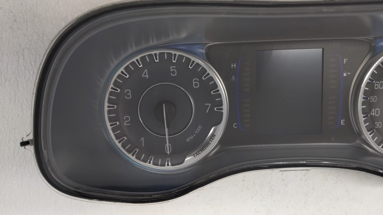 2015 Chrysler 200 Instrument Cluster Speedometer Gauges P/N:P68105897AI P68105897AK, P68105897AJ Fits OEM Used Auto Parts - 