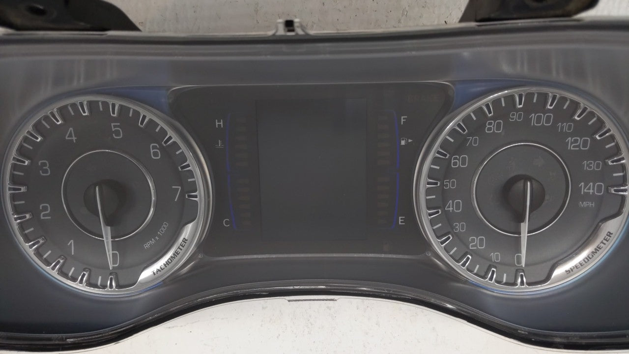 2015 Chrysler 200 Instrument Cluster Speedometer Gauges P/N:P68105897AI P68105897AK, P68105897AJ Fits OEM Used Auto Parts - 