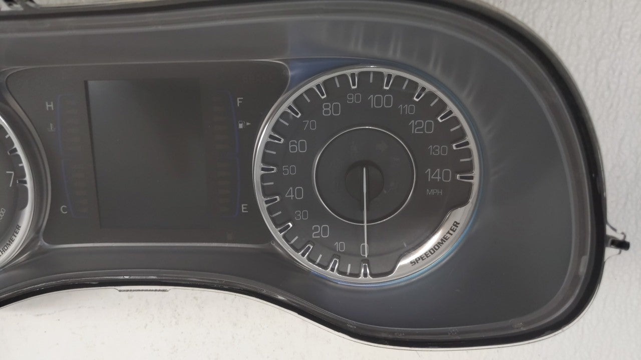 2015 Chrysler 200 Instrument Cluster Speedometer Gauges P/N:P68105897AI P68105897AK, P68105897AJ Fits OEM Used Auto Parts - 