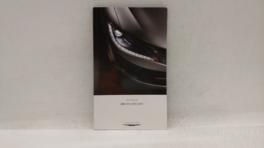 2015 Chrysler 200 Owners Manual Book Guide OEM Used Auto Parts - Oemusedautoparts1.com