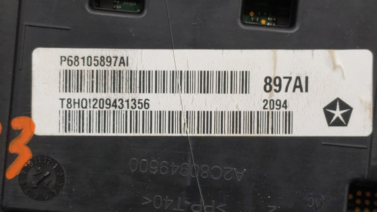 2015 Chrysler 200 Instrument Cluster Speedometer Gauges P/N:P68105897AH P68105897AI, P68105897AK, P68105897AJ Fits OEM Used 