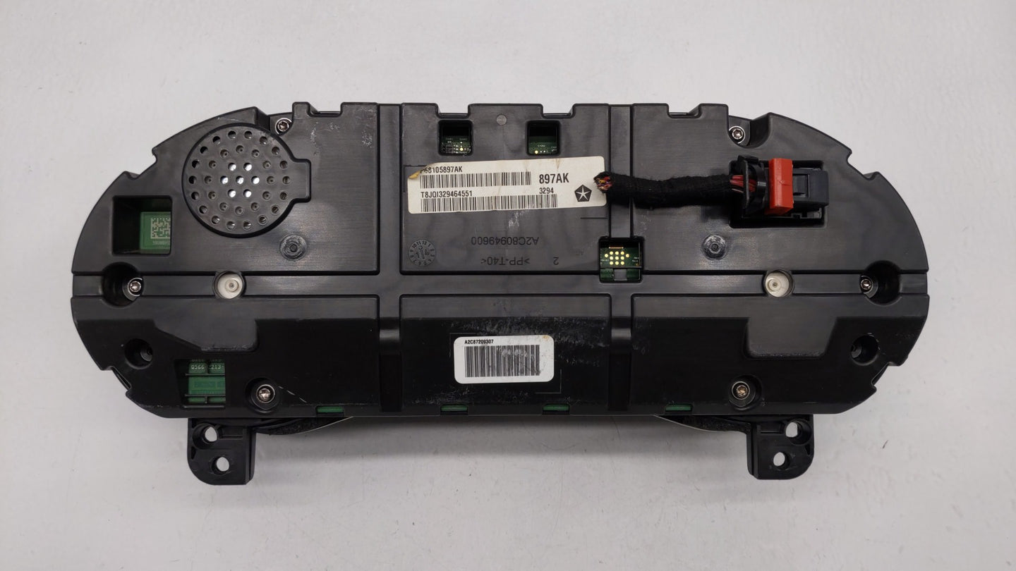 2015 Chrysler 200 Instrument Cluster Speedometer Gauges P/N:P68105897AH P68105897AI, P68105897AK, P68105897AJ Fits OEM Used 