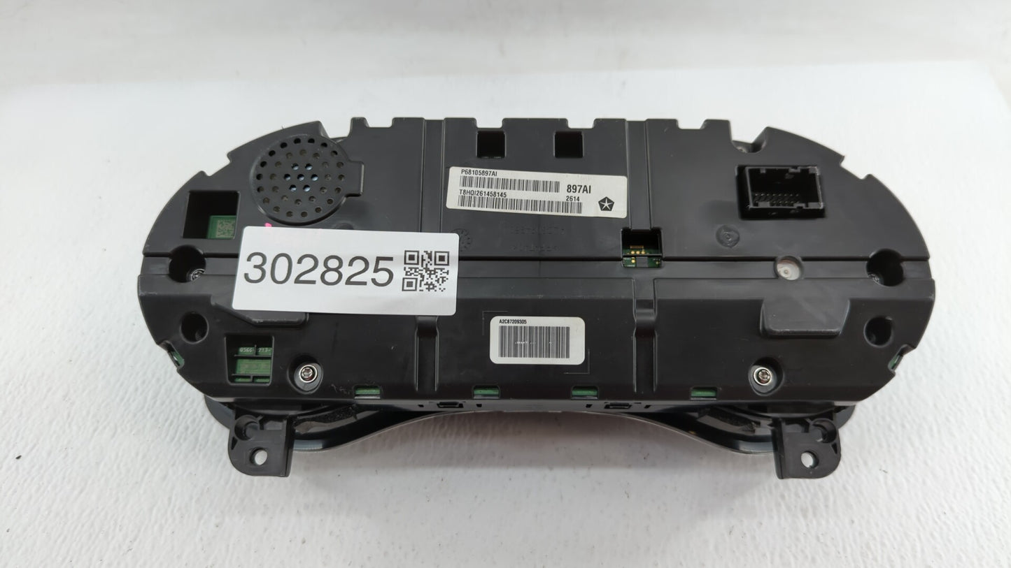 2015 Chrysler 200 Instrument Cluster Speedometer Gauges P/N:P68105897AH P68105897AI, P68105897AK, P68105897AJ Fits OEM Used 