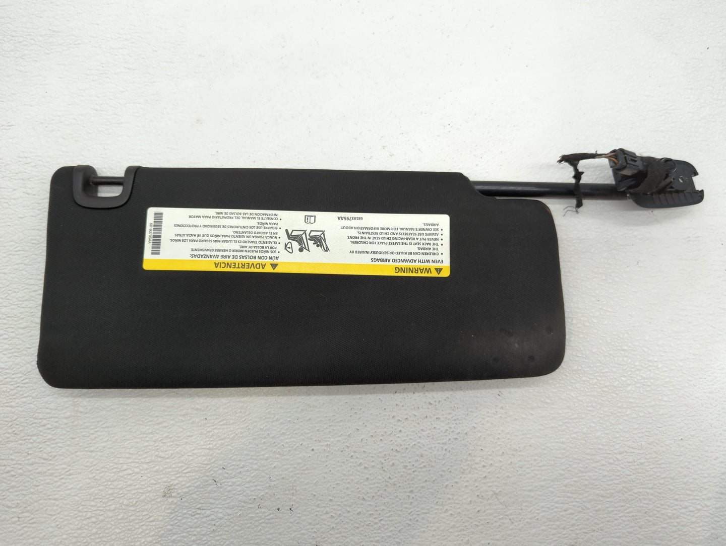 2015 Chrysler 200 Sun Visor Shade Replacement Driver Left Mirror Fits OEM Used Auto Parts - Oemusedautoparts1.com