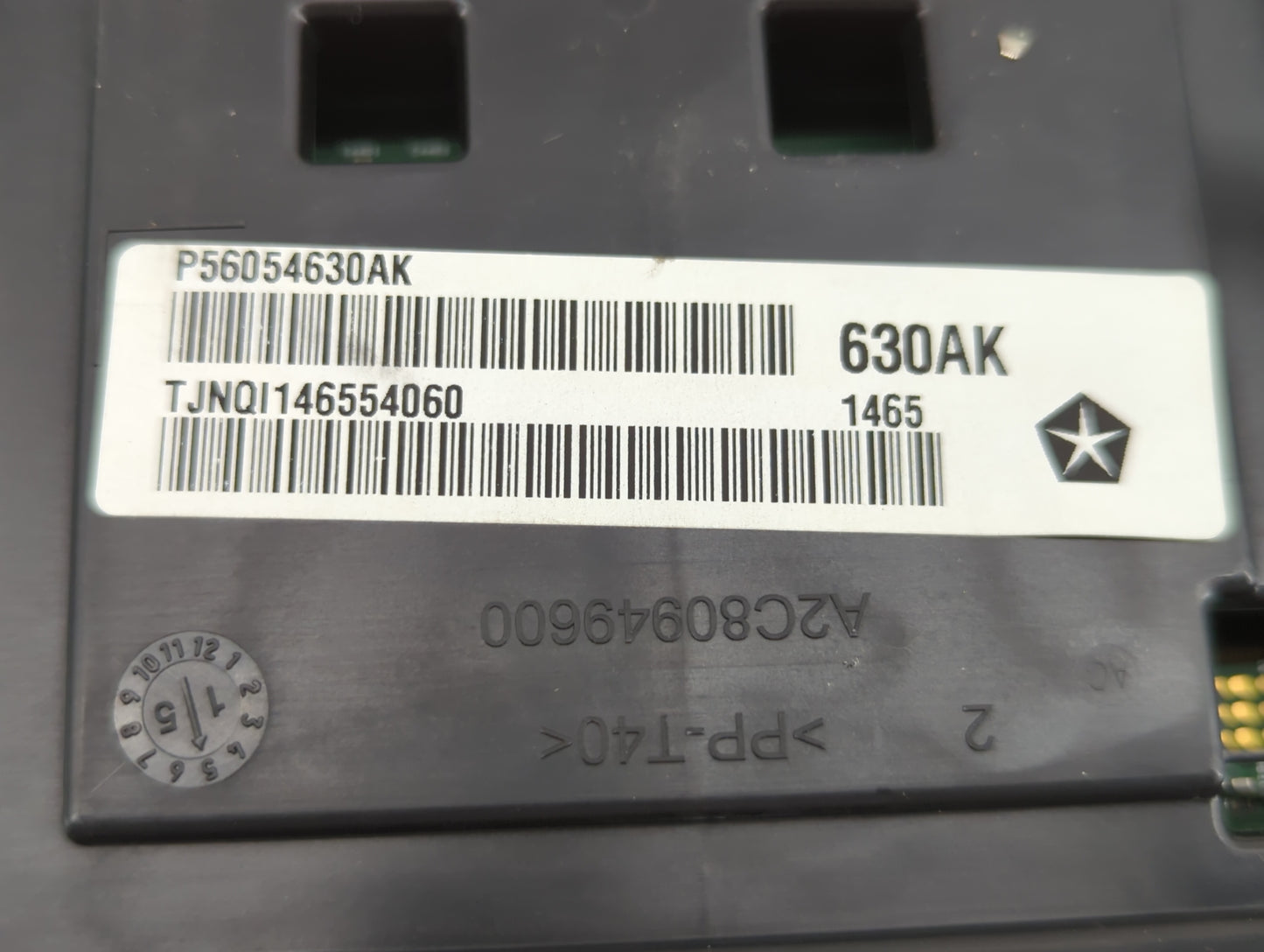 2015 Chrysler 200 Instrument Cluster Speedometer Gauges P/N:P56054630AK P56054630AI Fits OEM Used Auto Parts - Oemusedautopa