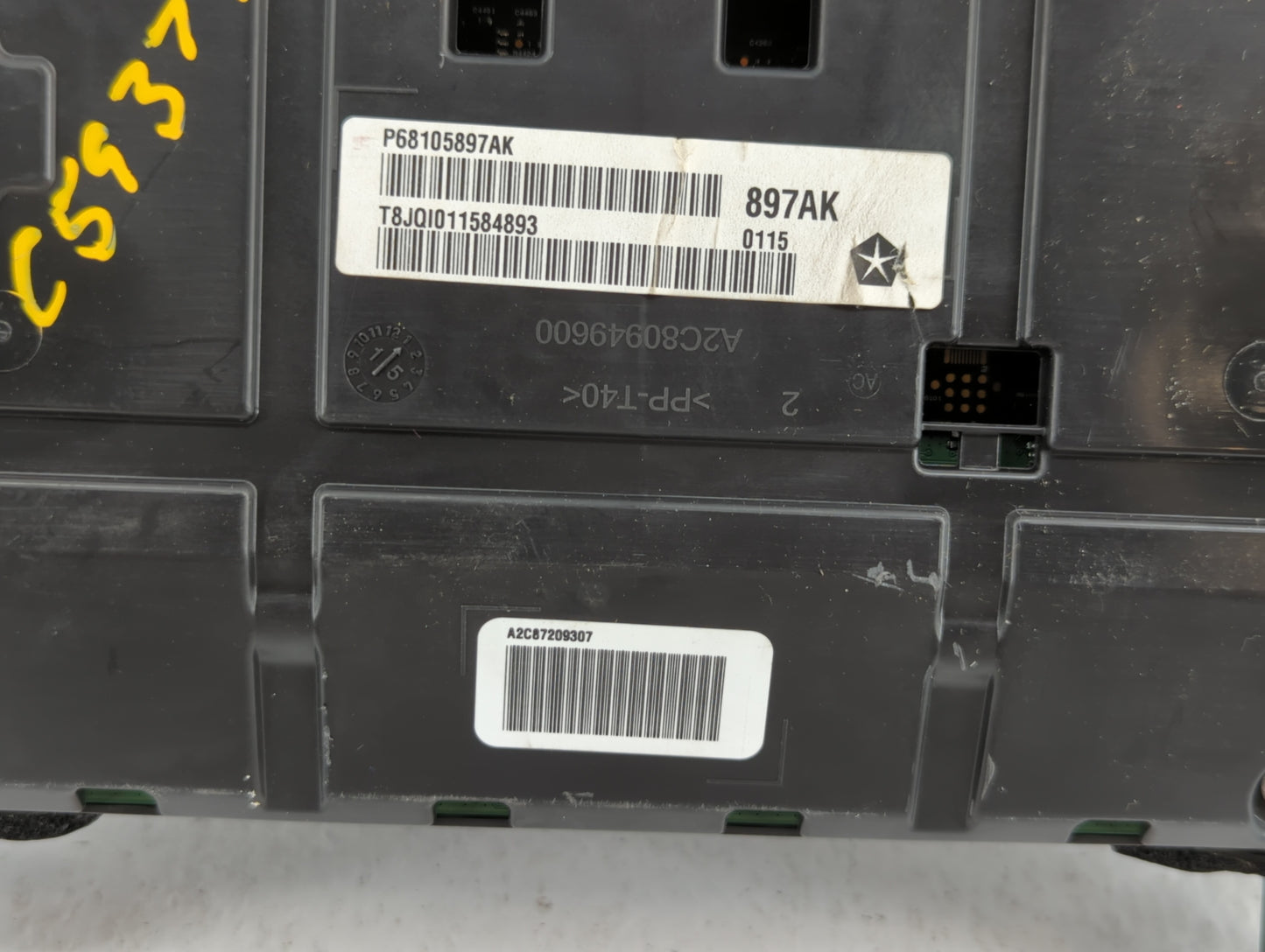 2015 Chrysler 200 Instrument Cluster Speedometer Gauges P/N:P68105897AH P68105897AI, P68105897AK, P68105897AJ Fits OEM Used 