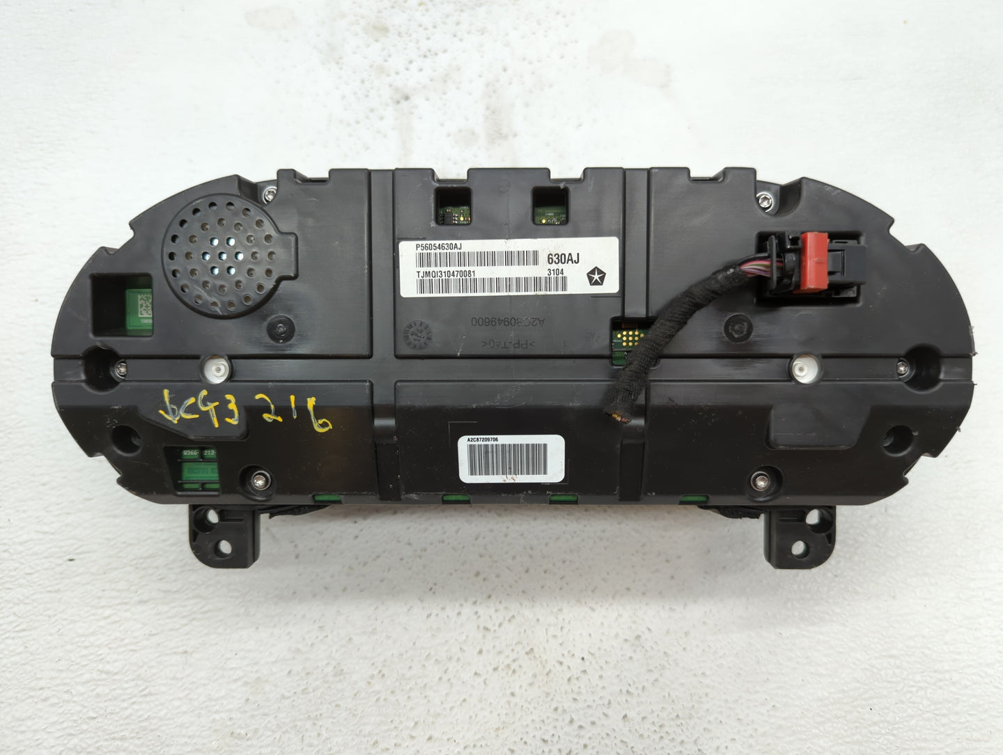 2015 Chrysler 200 Instrument Cluster Speedometer Gauges P/N:P56054630AJ P56054630AI Fits OEM Used Auto Parts - Oemusedautopa