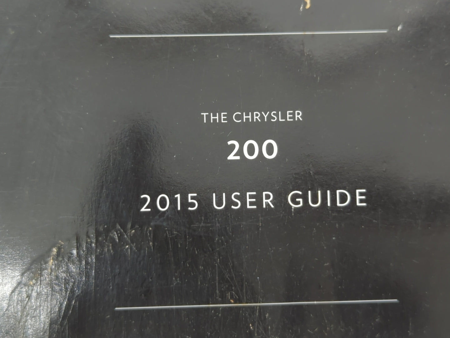 2015 Chrysler 200 Owners Manual Book Guide OEM Used Auto Parts - Oemusedautoparts1.com