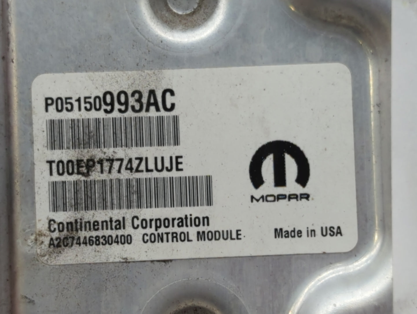 2015 Chrysler 200 PCM Engine Control Computer ECU ECM PCU OEM P/N:P68102888AG P68102888AC, P05150993AC, P68102888AF Fits OEM