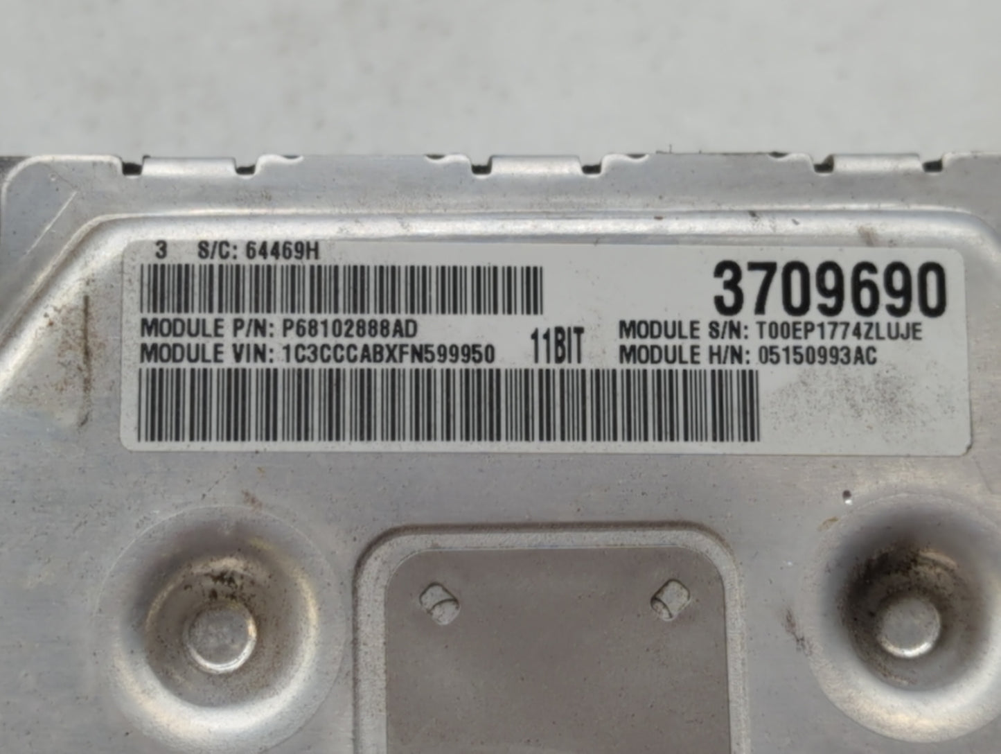 2015 Chrysler 200 PCM Engine Control Computer ECU ECM PCU OEM P/N:P68102888AG P68102888AC, P05150993AC, P68102888AF Fits OEM