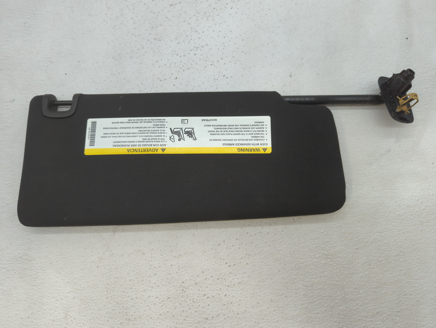 2015 Chrysler 200 Sun Visor Shade Replacement Driver Left Mirror Fits OEM Used Auto Parts - Oemusedautoparts1.com