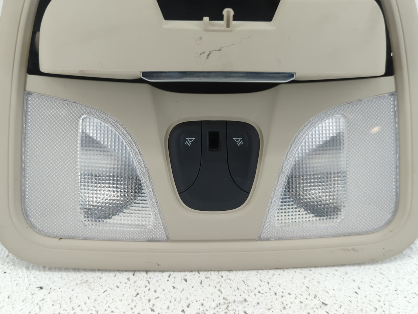 2015 Chrysler 200 Overhead Roof Console Light Beige - Oemusedautoparts1.com